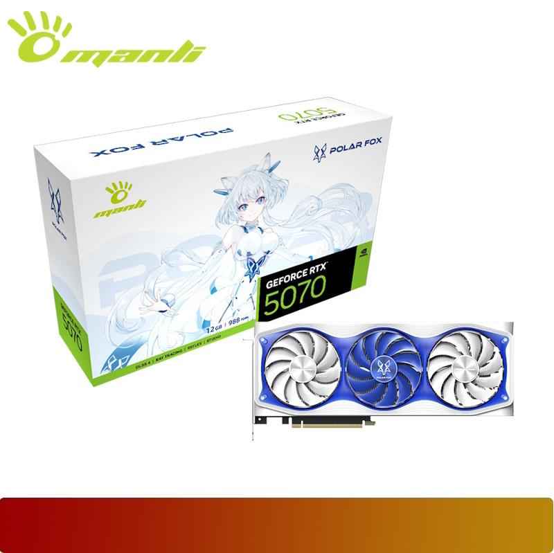 MANLI Polar Fox GeForce RTX 5070 OC 12GB GDDR7