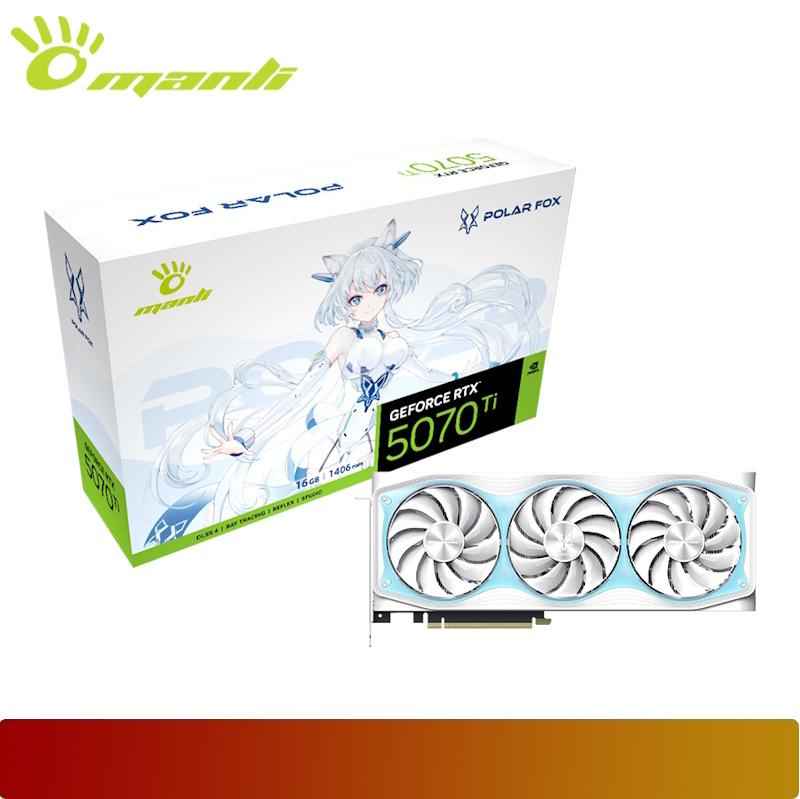 MANLI Polar Fox GeForce RTX 5070 Ti OC 16GB GDDR7
