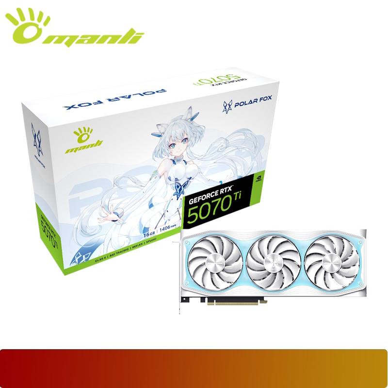 MANLI Polar Fox GeForce RTX 5070 Ti OC 16GB GDDR7 - 1 - Nano Komputer
