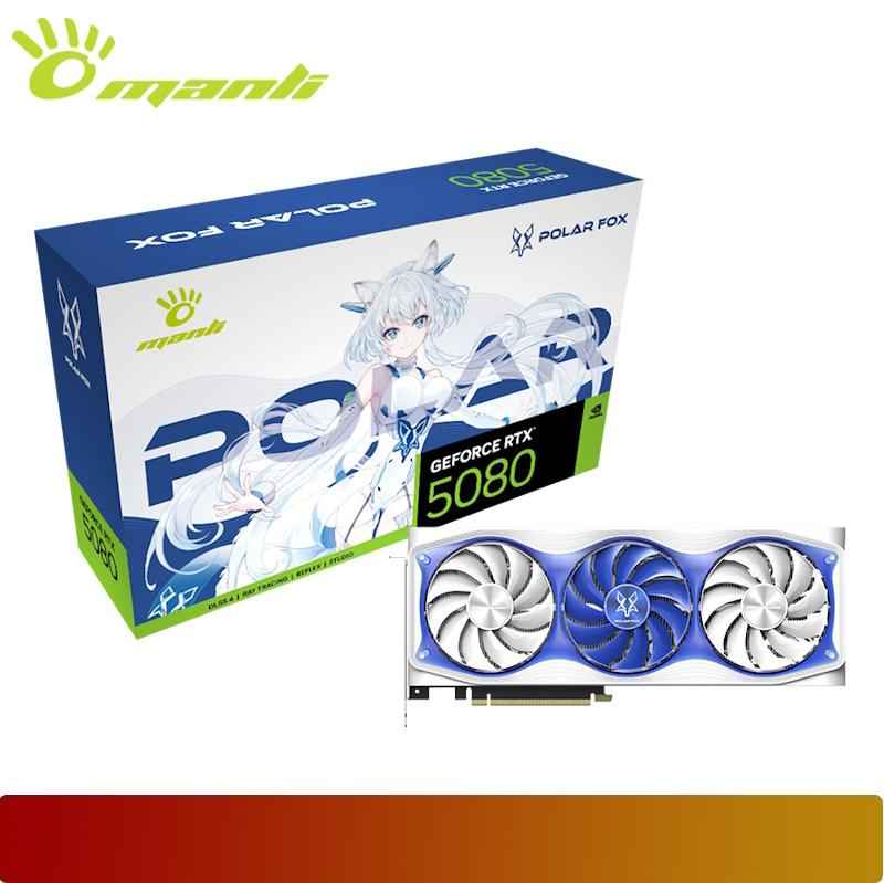 MANLI Polar Fox GeForce RTX 5080 OC 16GB GDDR7