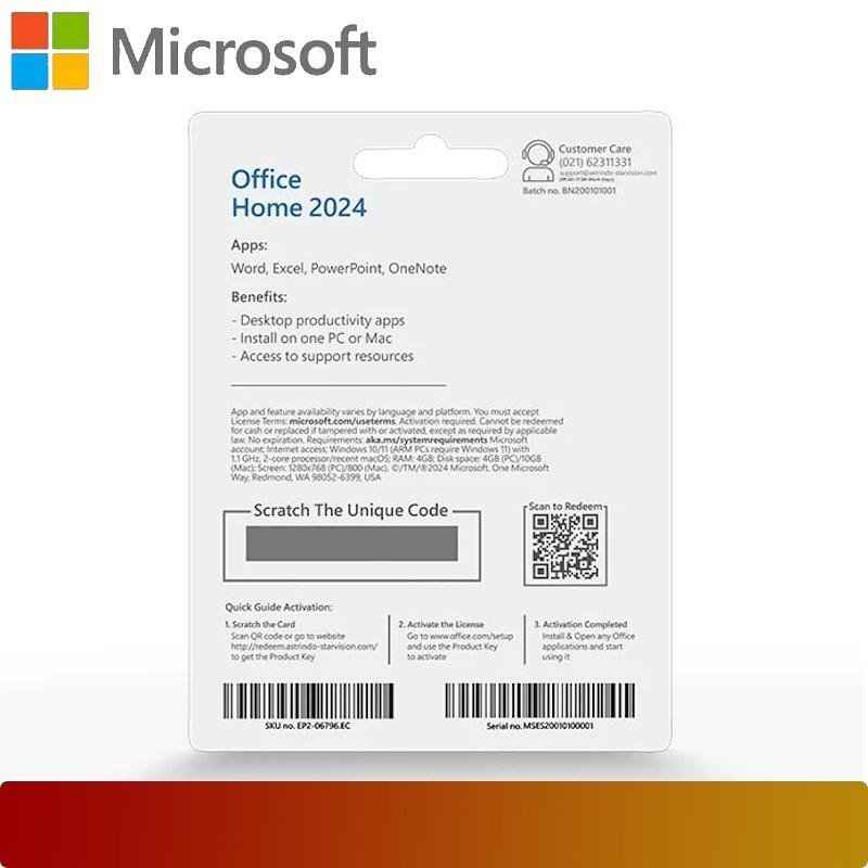 Microsoft Office Home 2024 POSA Card