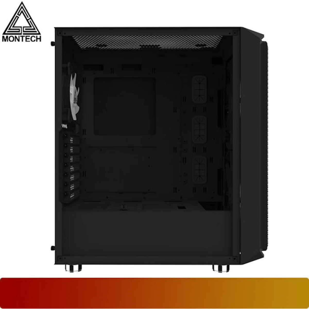 Montech AIR X ARGB Black - 2 - Nano Komputer