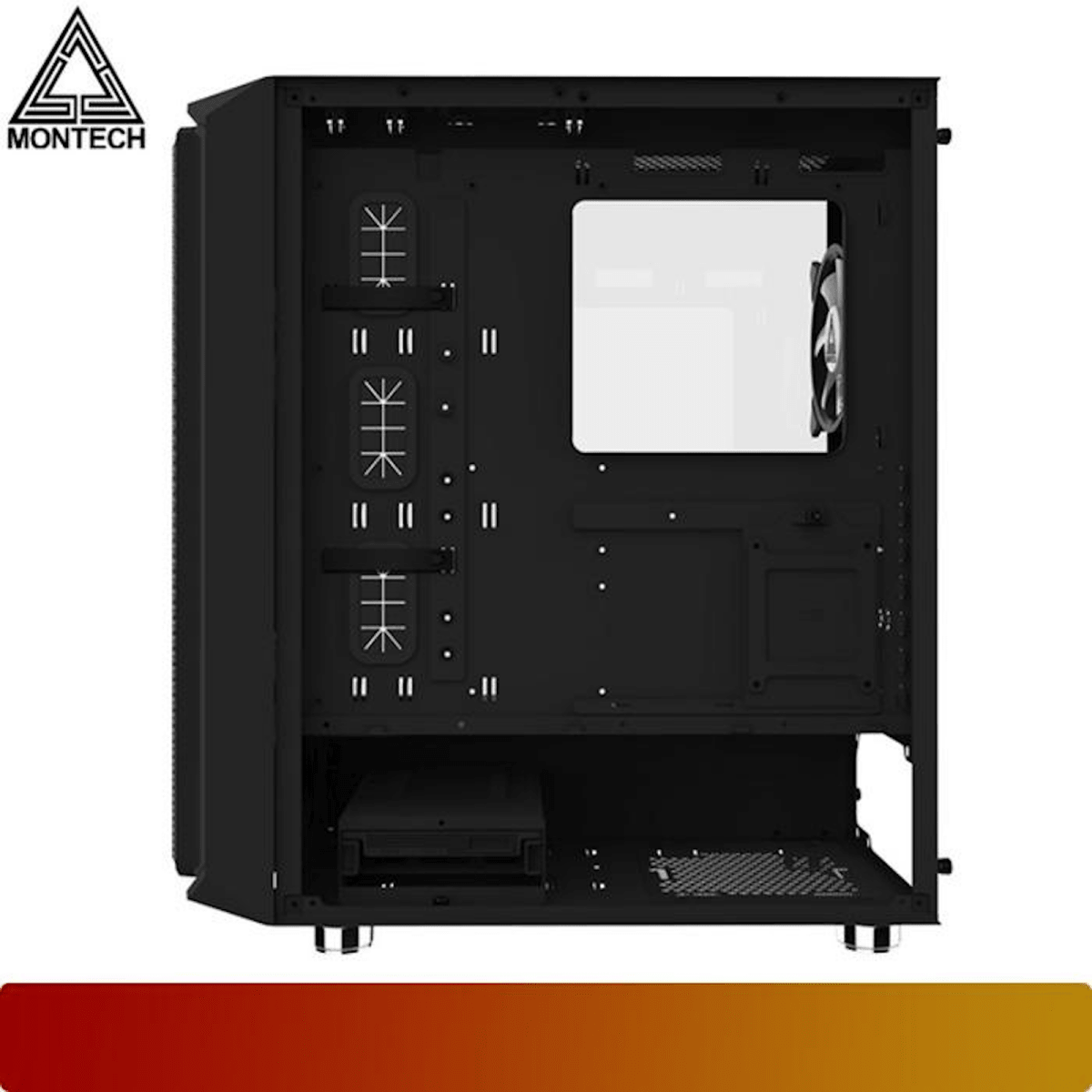 Montech AIR X ARGB Black - 3 - Nano Komputer