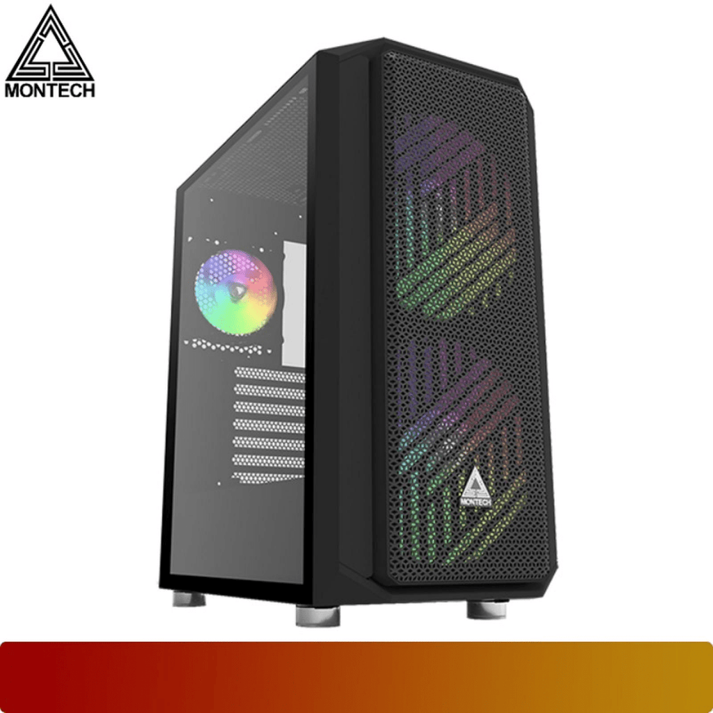Montech AIR X ARGB Black - 1 - Nano Komputer