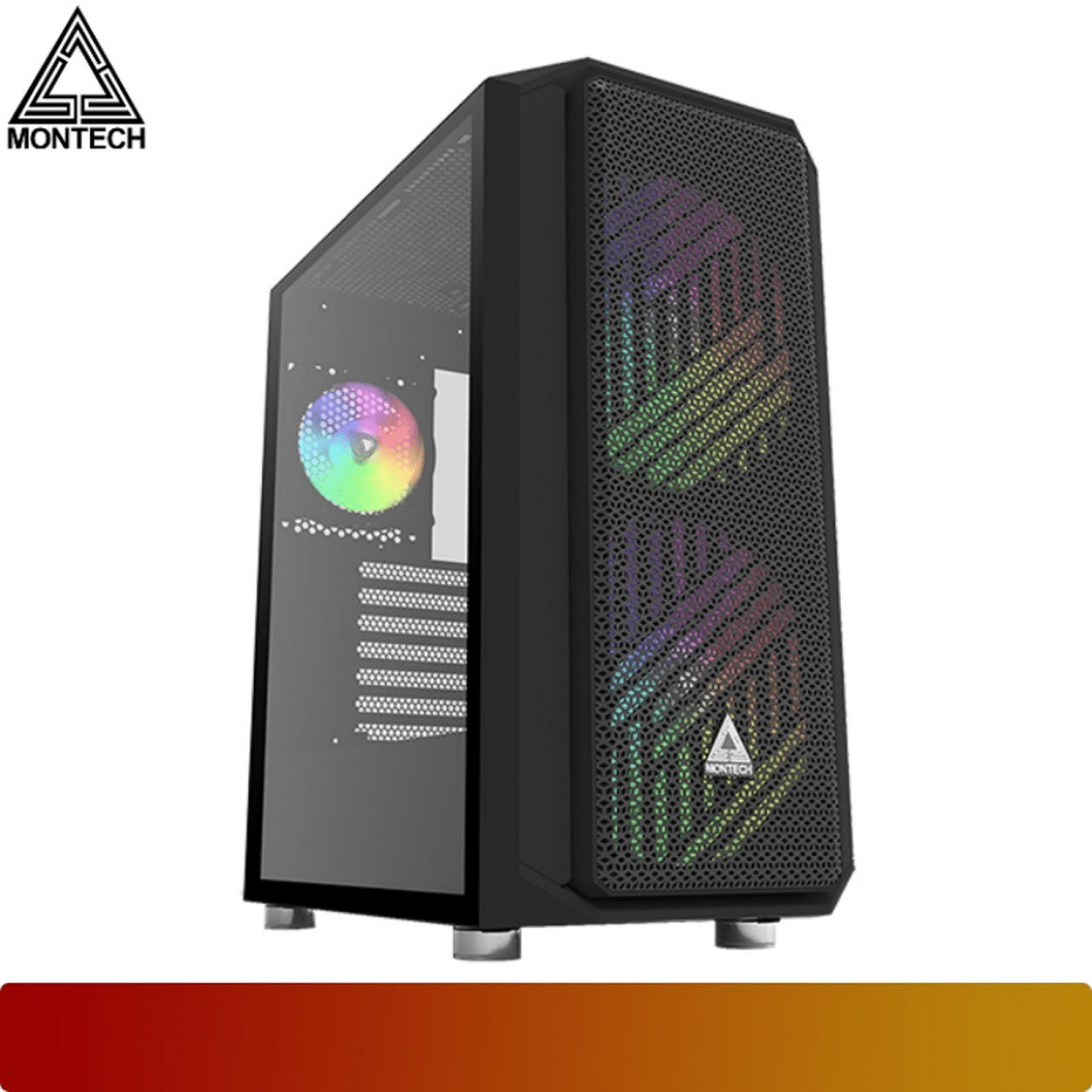 Montech AIR X ARGB Black - 1 - Nano Komputer