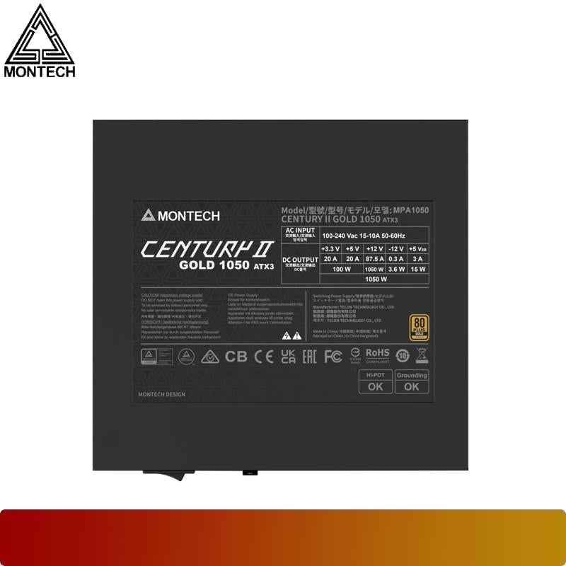 MONTECH CENTURY II 1050W | PSU 1050W 80+ Gold ATX 3.1 PCIe 5.1 Fully Modular - 7 - Nano Komputer