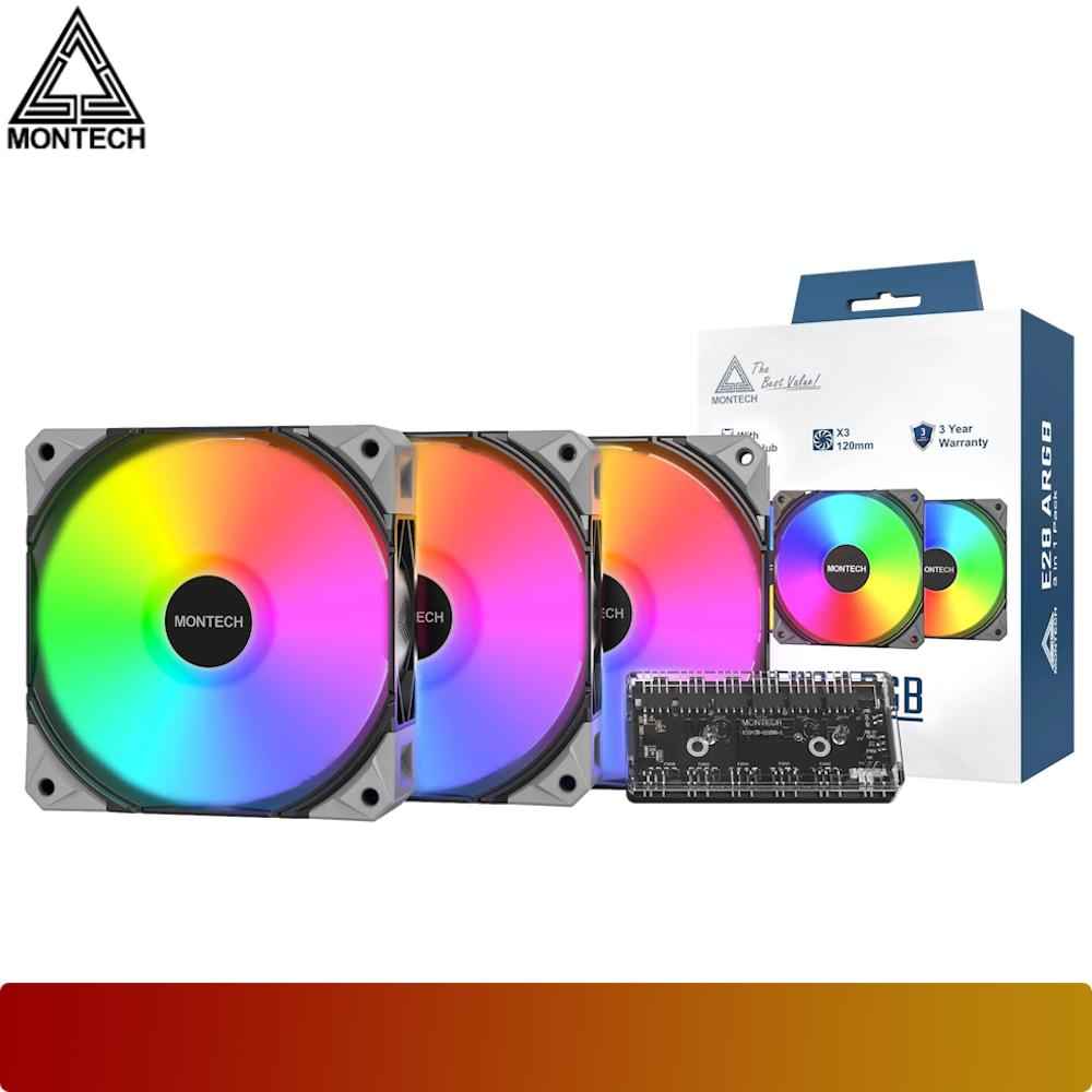 MONTECH E28 ARGB 3 in 1 Pack - 8 - Nano Komputer