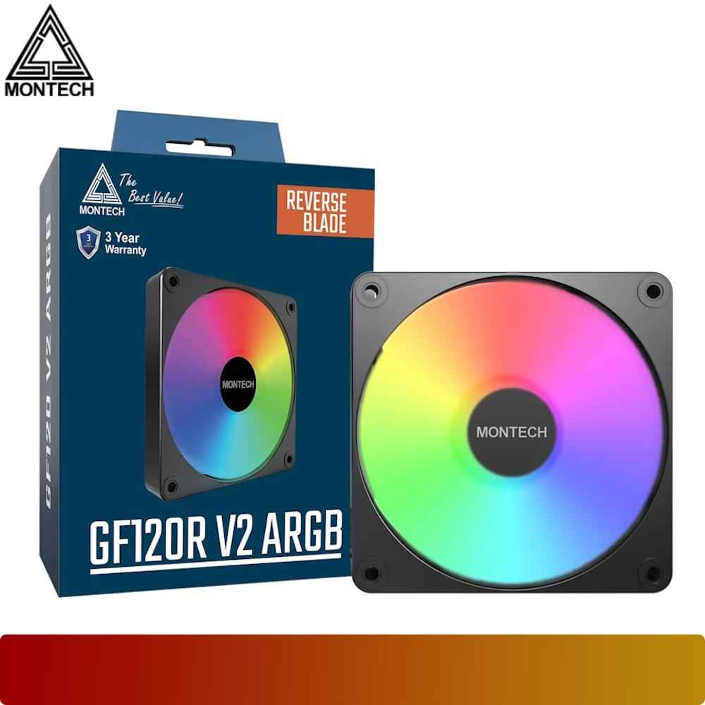 MONTECH GF120R V2 ARGB Reverse Blade - 6 - Nano Komputer
