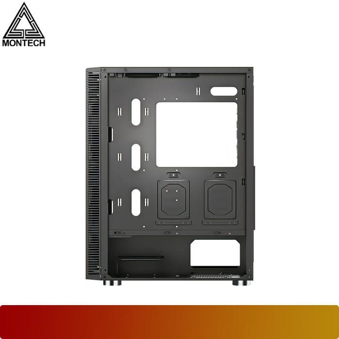 MONTECH X3 GLASS Hitam - 2 - Nano Komputer