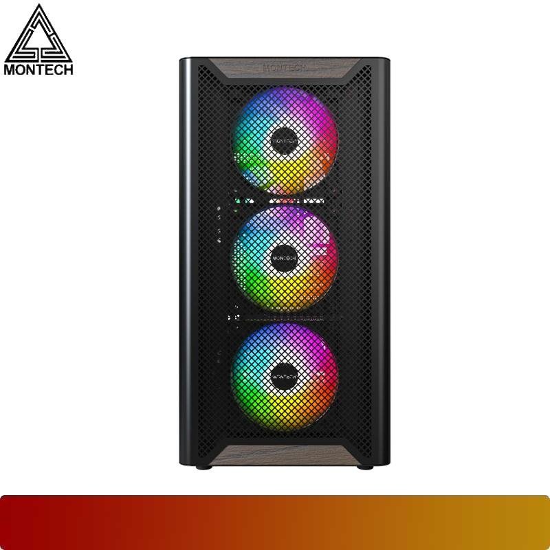 MONTECH XR Wood | Nature Meets High Airflow Power PC Case - 2 - Nano Komputer