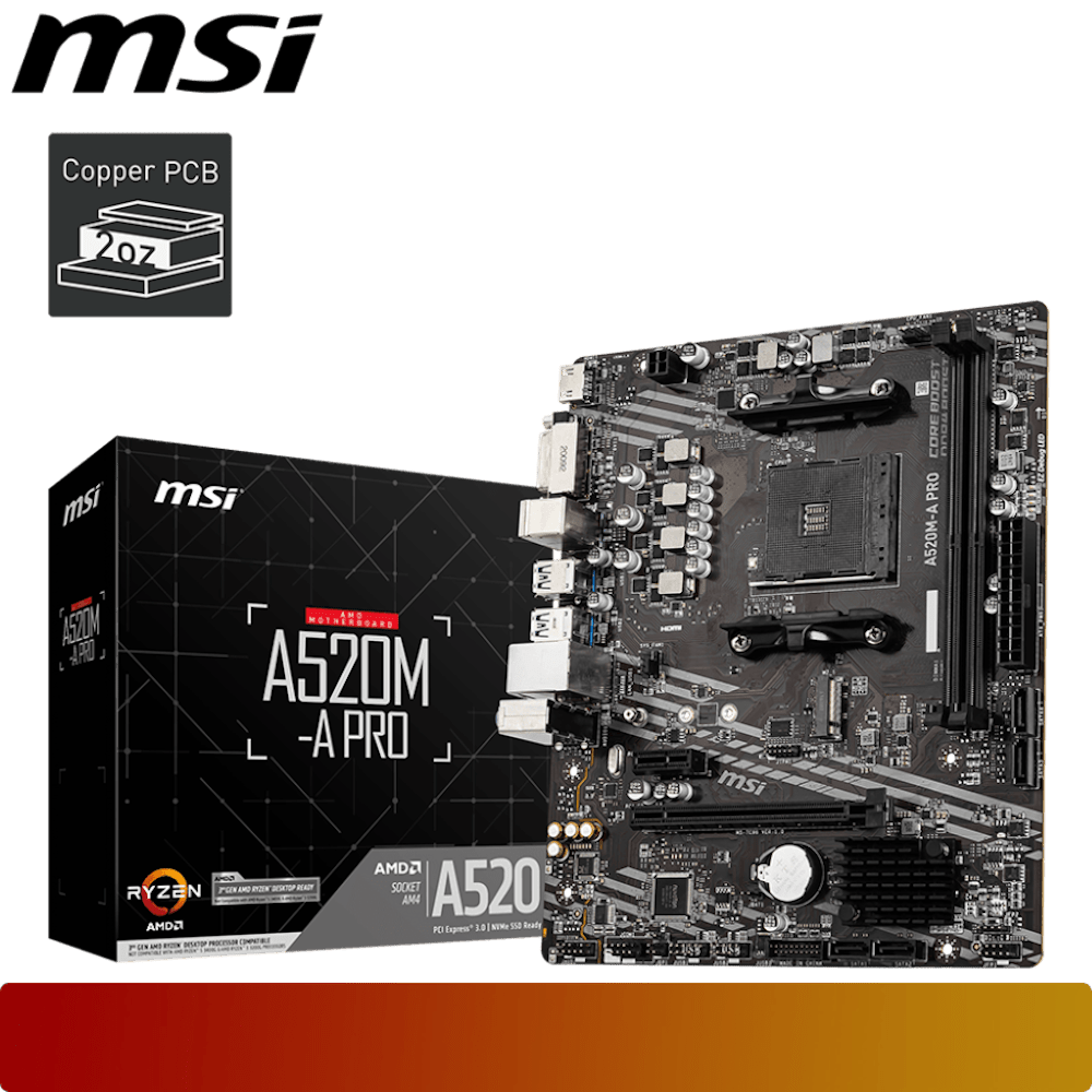 MSI A520M - A PRO - 1 - Nano Komputer