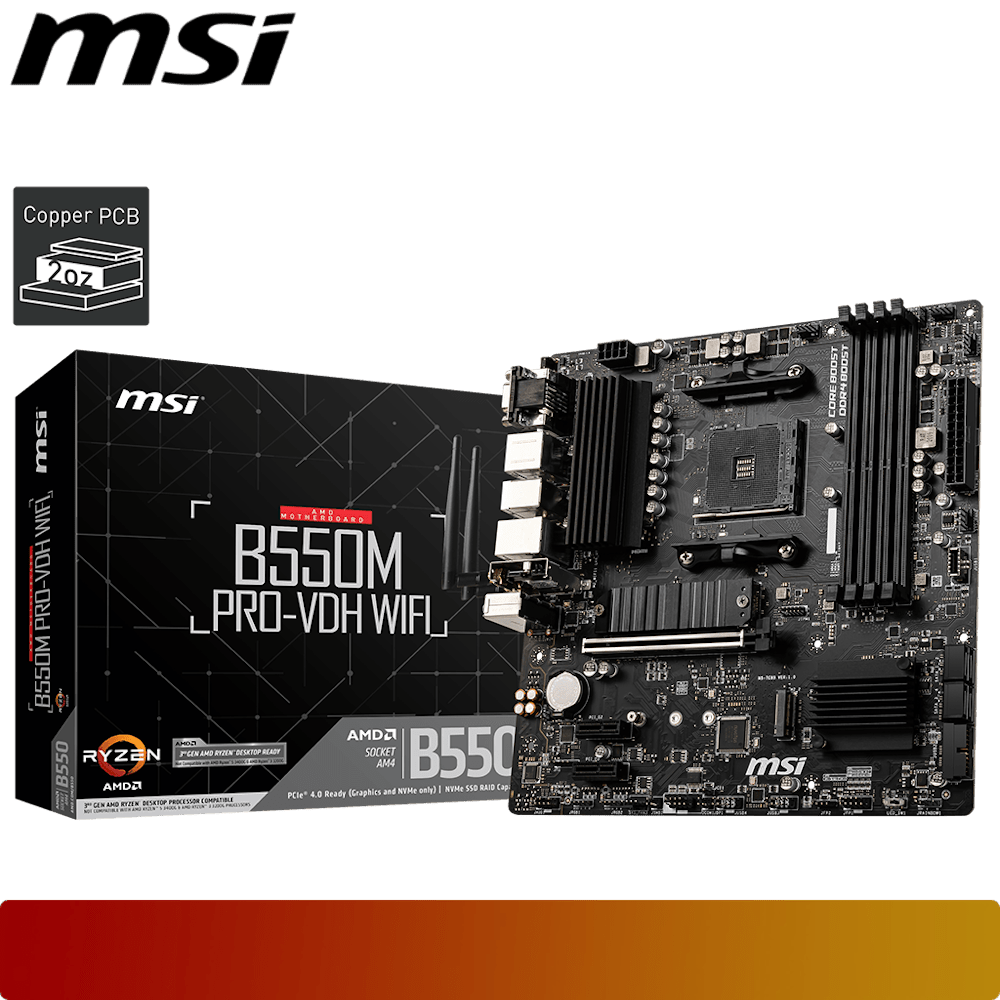 MSI B550M PRO - VDH WIFI - 1 - Nano Komputer