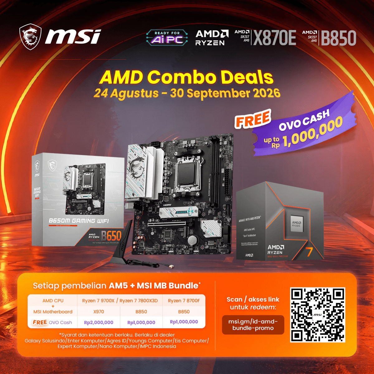 MSI B650M GAMING WIFI-1-Nano Komputer