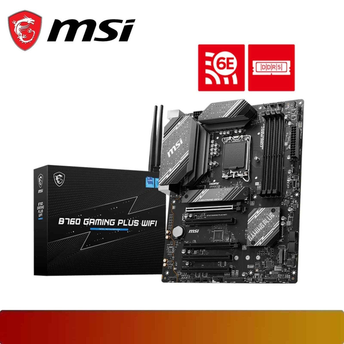 MSI B760 GAMING PLUS WIFI - 1 - Nano Komputer