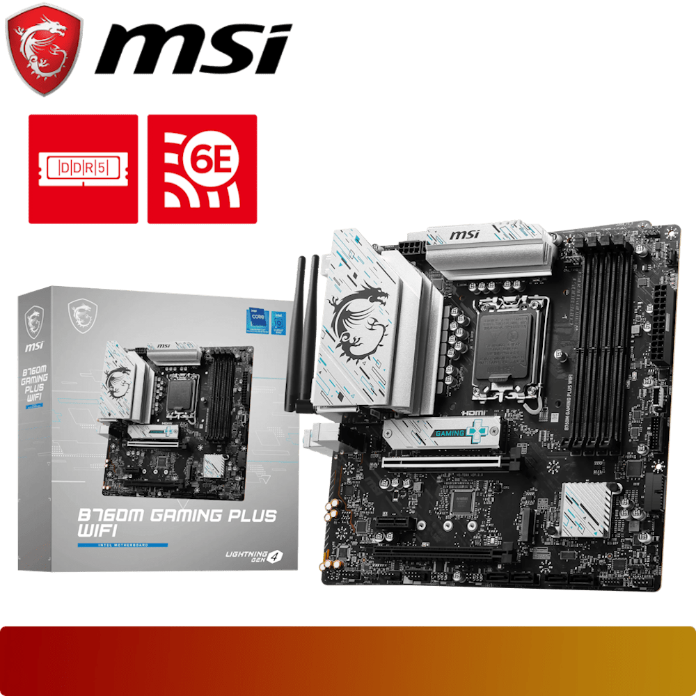 MSI B760M GAMING PLUS WIFI - 1 - Nano Komputer