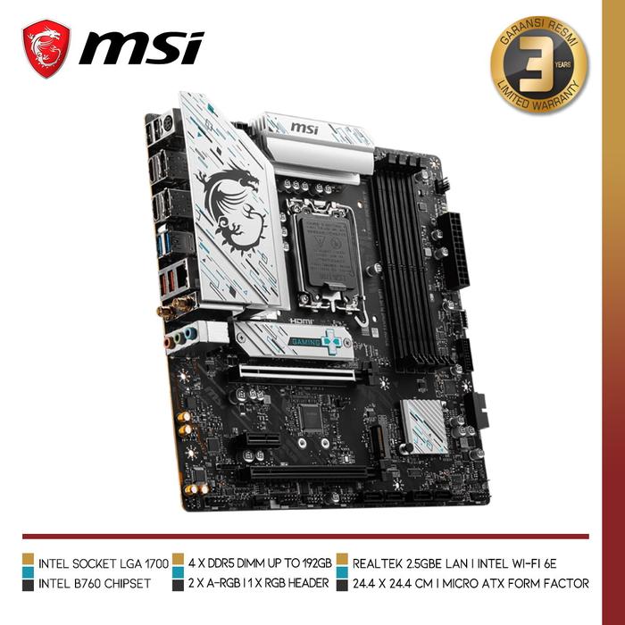 MSI B760M GAMING PLUS WIFI - 3 - Nano Komputer