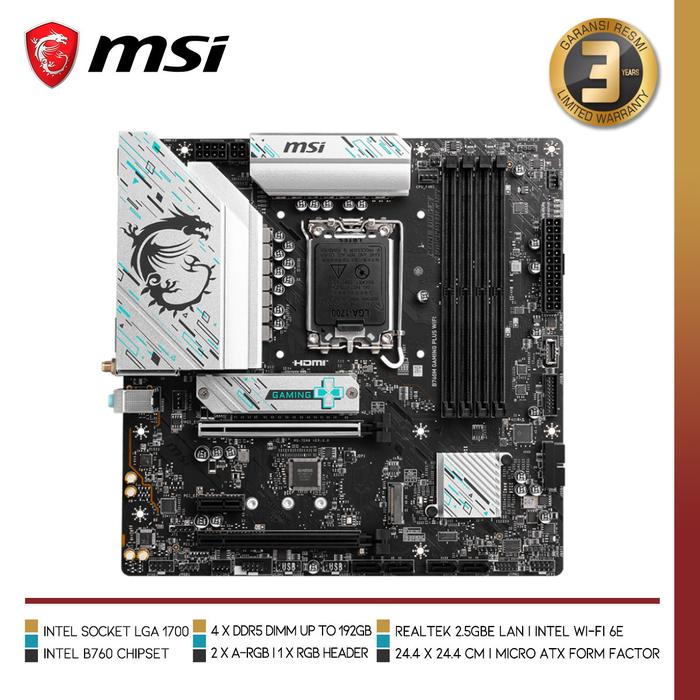 MSI B760M GAMING PLUS WIFI - 2 - Nano Komputer