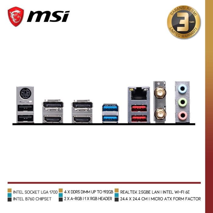 MSI B760M GAMING PLUS WIFI - 4 - Nano Komputer