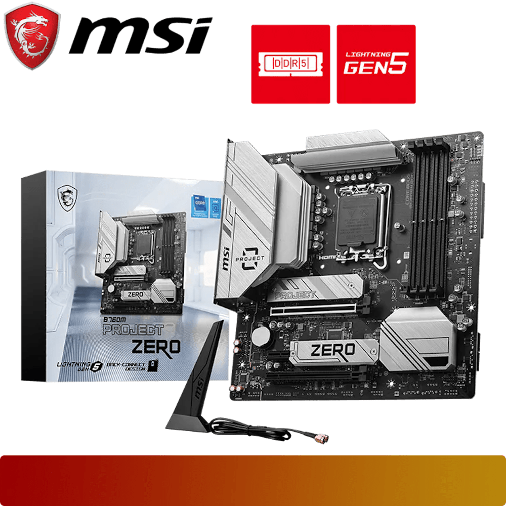 MSI B760M PROJECT ZERO - 1 - Nano Komputer