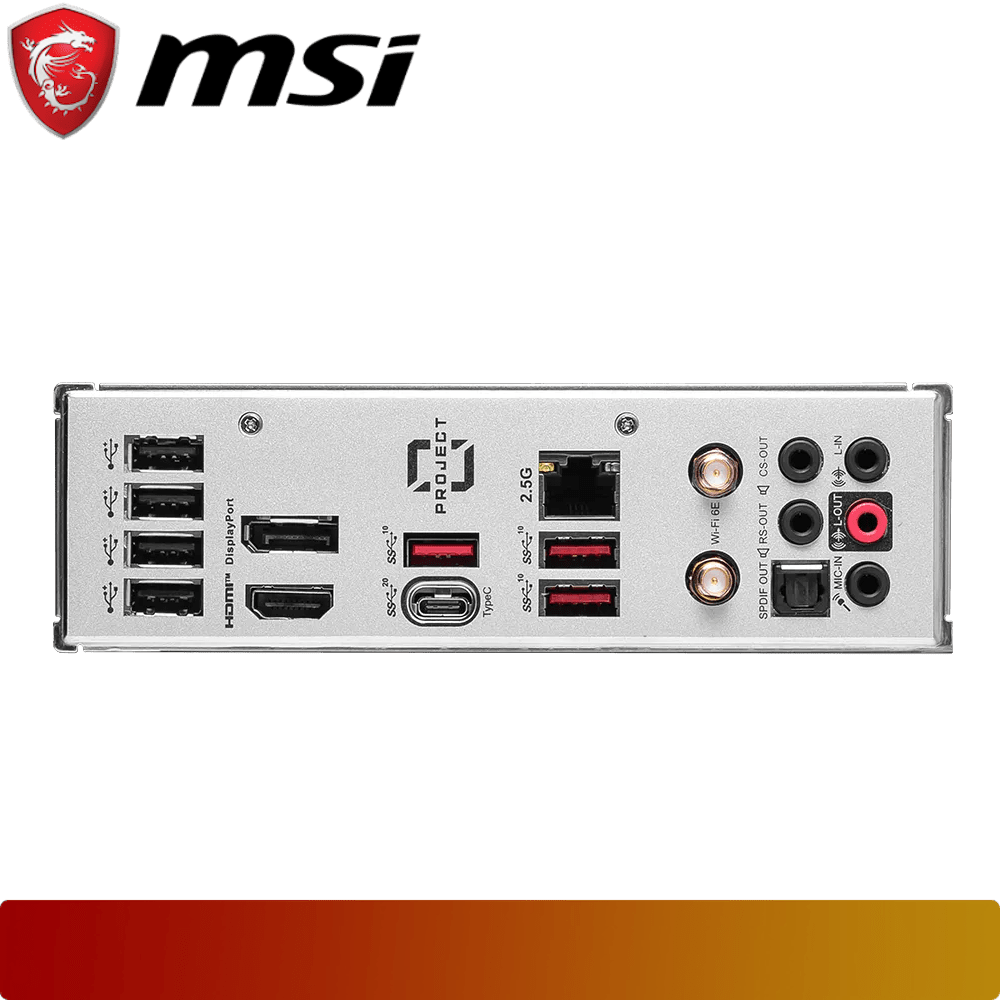 MSI B760M PROJECT ZERO - 5 - Nano Komputer