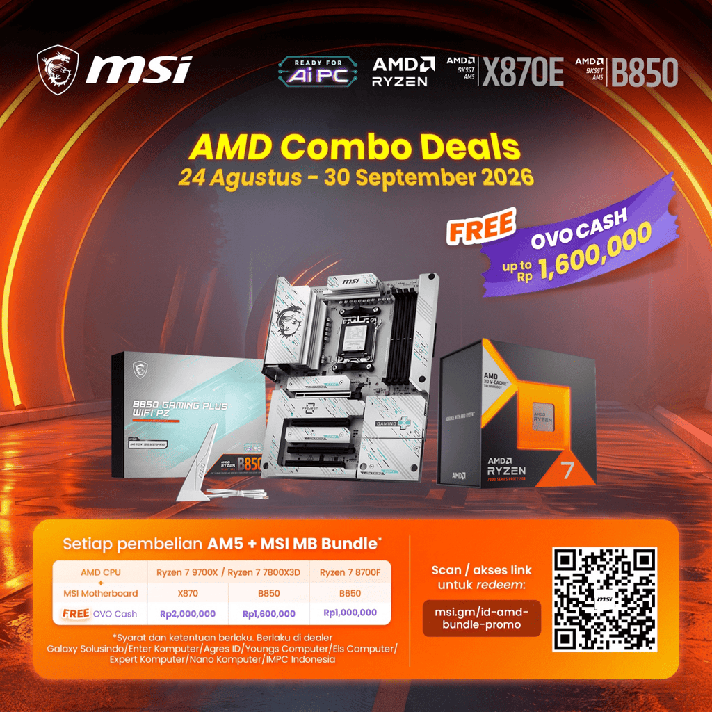 MSI B850 GAMING PLUS WIFI PZ-1-Nano Komputer