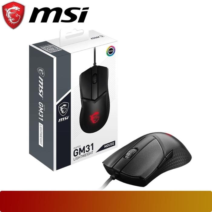 MSI CLUTCH GM31 LIGHTWEIGHT | Gaming Mouse - 1 - Nano Komputer