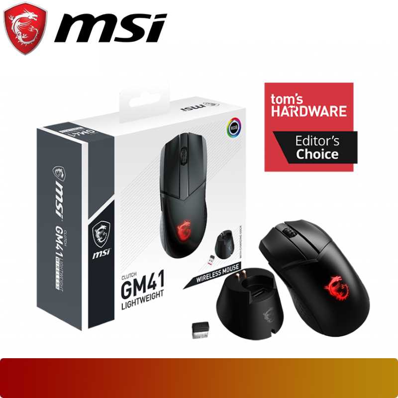 MSI CLUTCH GM41 LIGHTWEIGHT WIRELESS - 4 - Nano Komputer