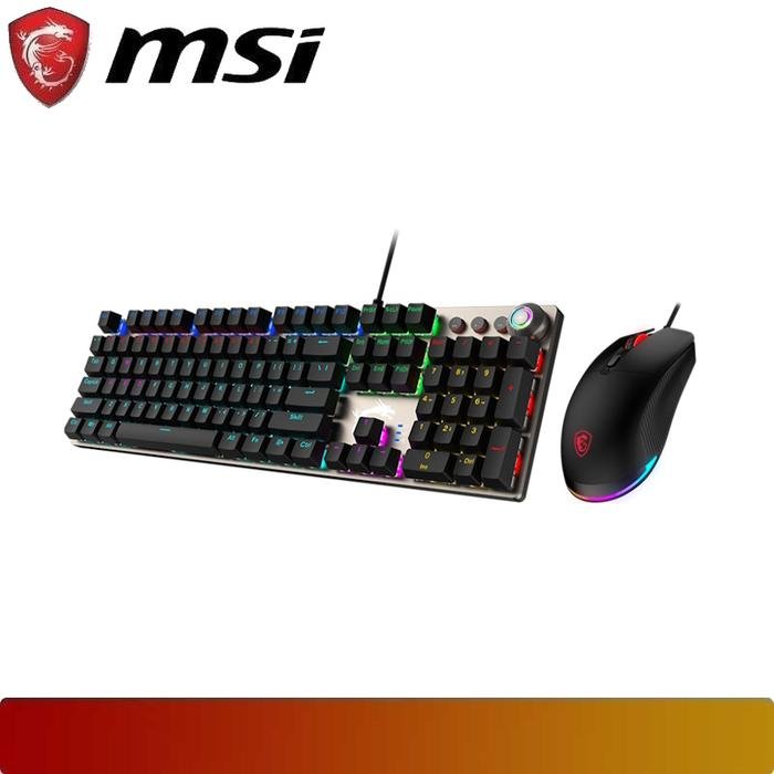 MSI FORGE GK310 COMBO | Red Switches Gaming Gear - 3 - Nano Komputer