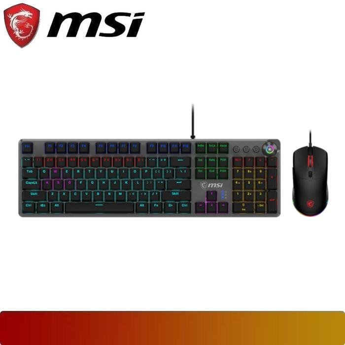 MSI FORGE GK310 COMBO | Red Switches Gaming Gear - 1 - Nano Komputer