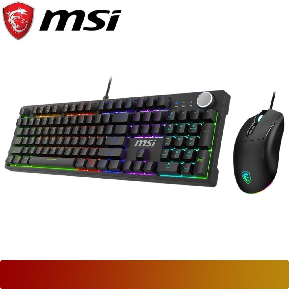MSI FORGE GK320 COMBO | Mechanical Red Switch Keyboard Mouse - 3 - Nano Komputer