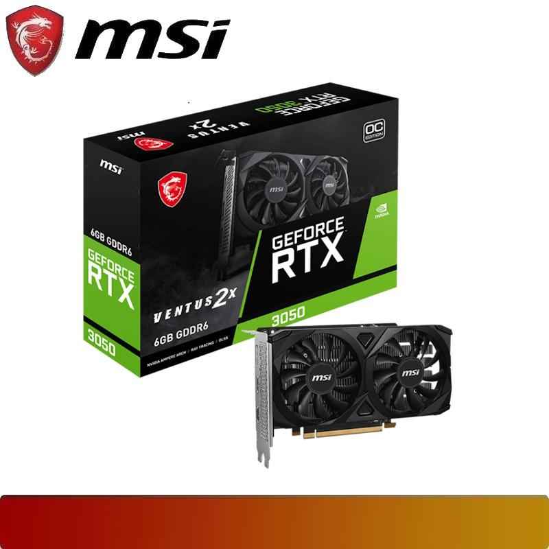MSI GeForce RTX 3050 VENTUS 2X E 6G OC