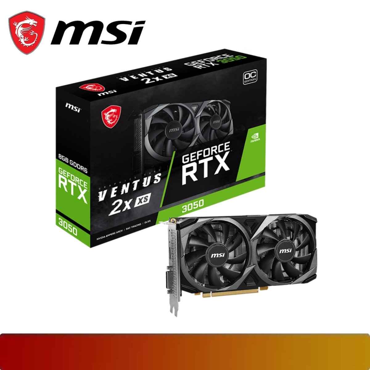 MSI GeForce RTX 3050 VENTUS 2X XS 8G OC