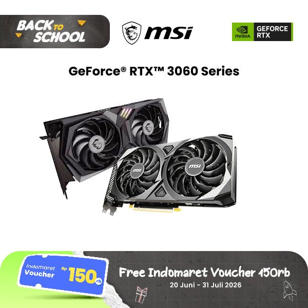 MSI GeForce RTX 3060 VENTUS 2X 12G OC-1-Nano Komputer