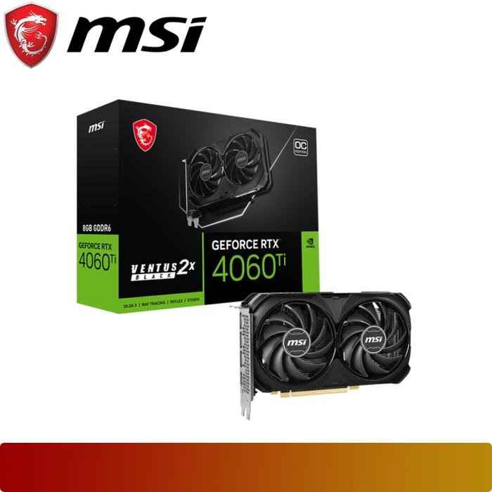 MSI GeForce RTX 4060 Ti VENTUS 2X BLACK 8G OC