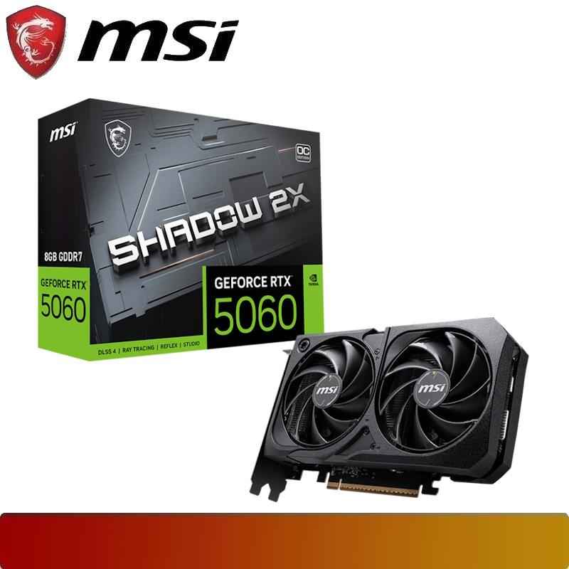 MSI GeForce RTX 5060 8G SHADOW 2X OC