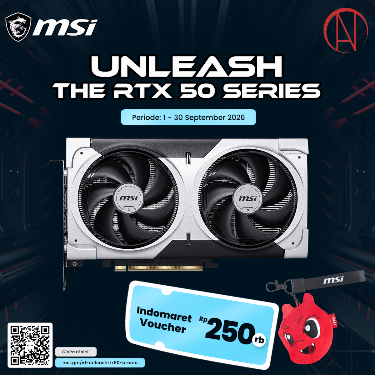 MSI GeForce RTX 5060 8G VENTUS 2X OC V1-1-Nano Komputer