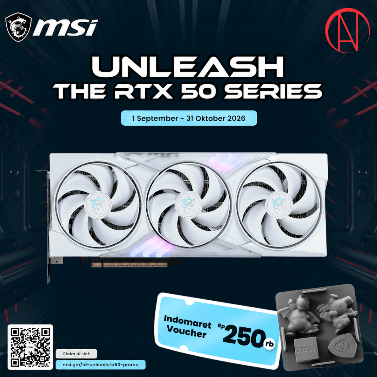 MSI GeForce RTX 5060 Ti 16G GAMING TRIO OC WHITE-1-Nano Komputer
