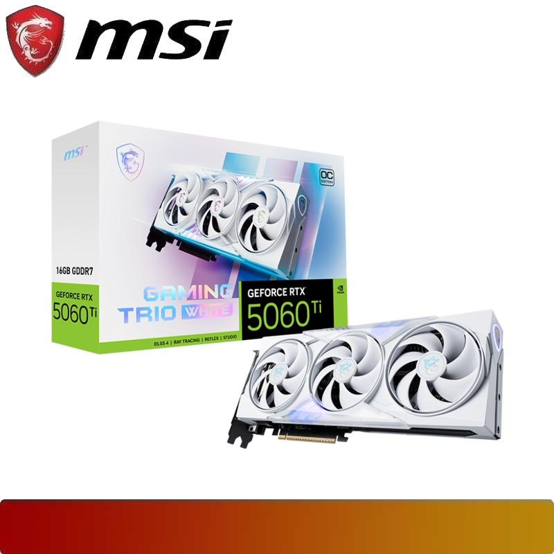 MSI GeForce RTX 5060 Ti 16G GAMING TRIO OC WHITE - 1 - Nano Komputer