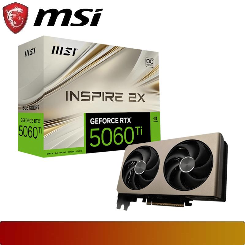 MSI GeForce RTX 5060 Ti 16G INSPIRE 2X OC - 1 - Nano Komputer