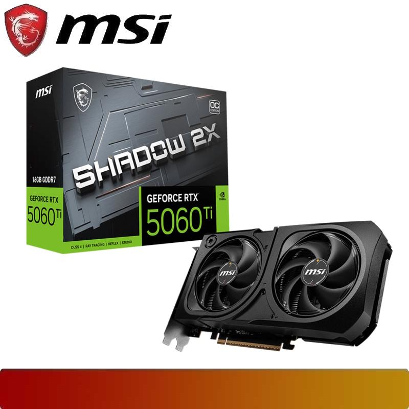 MSI GeForce RTX 5060 Ti 16G SHADOW 2X OC PLUS - 1 - Nano Komputer
