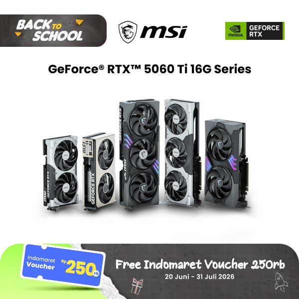 MSI GeForce RTX 5060 Ti 16G VANGUARD SOC-1-Nano Komputer