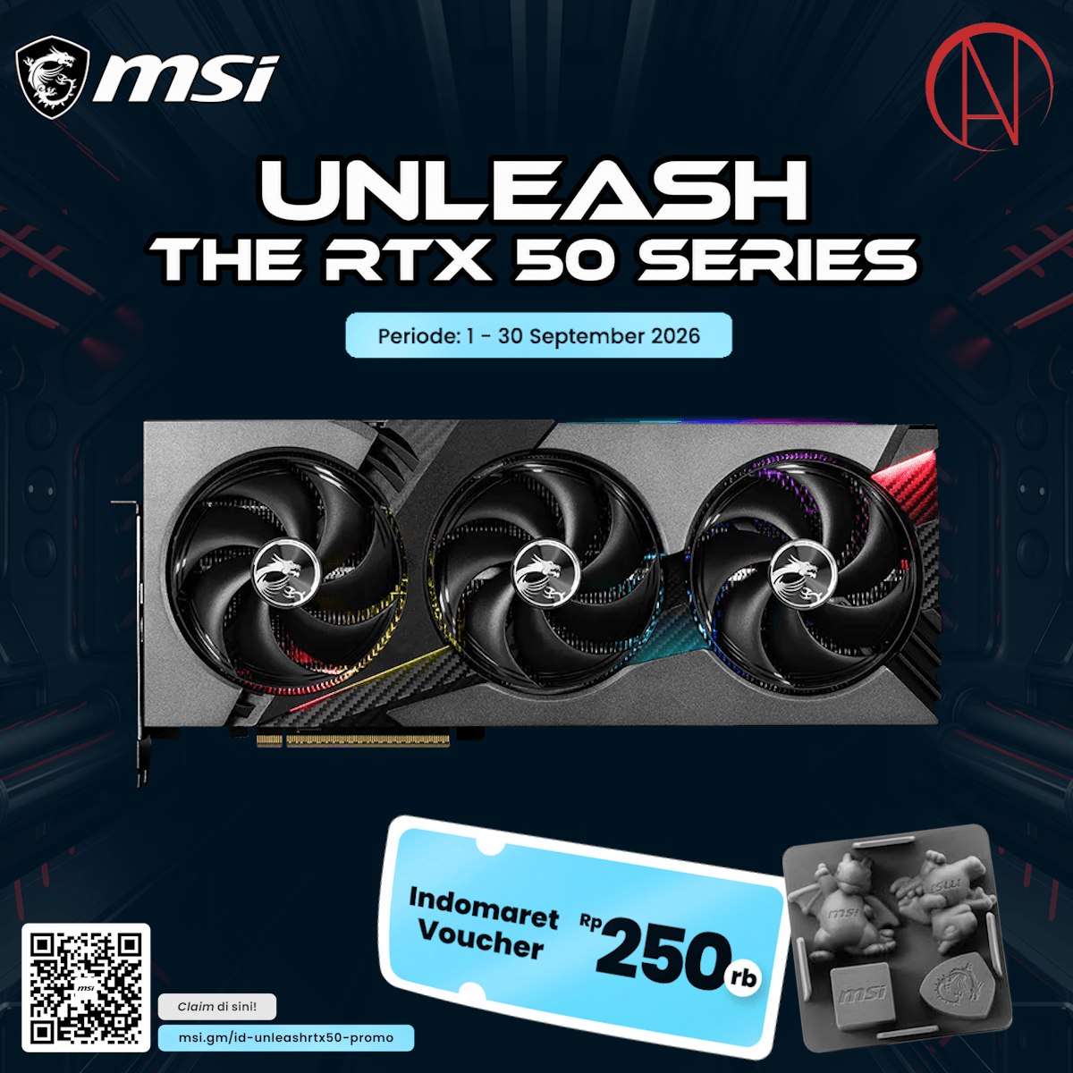 MSI GeForce RTX 5060 Ti 16G VANGUARD SOC-1-Nano Komputer