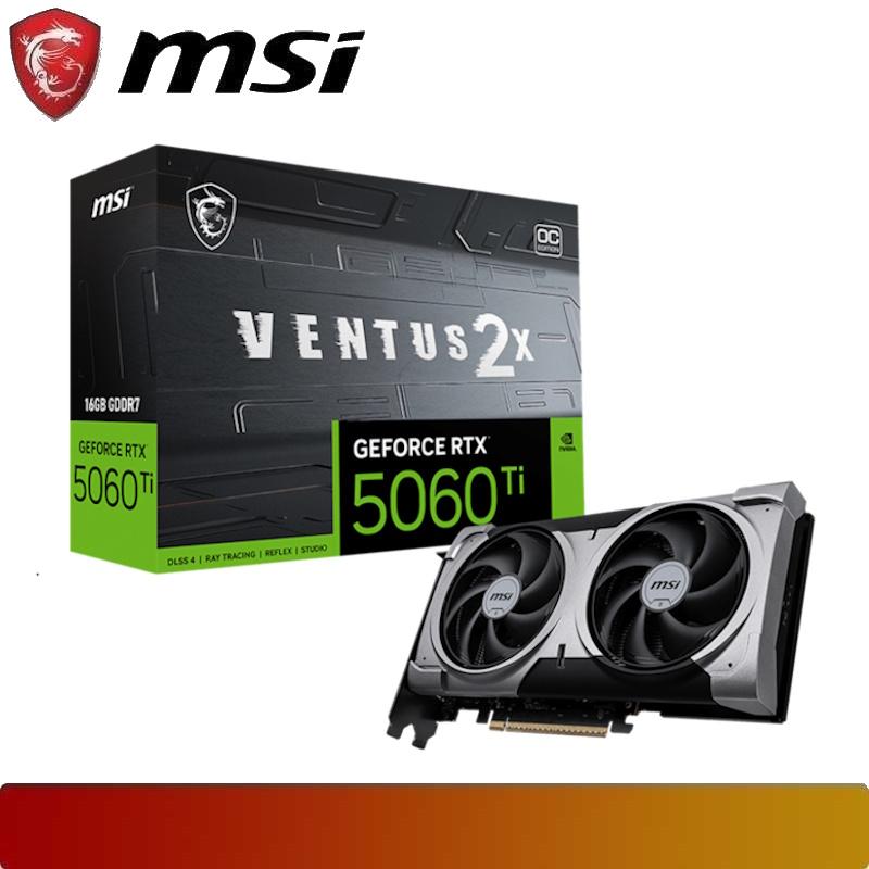 MSI GeForce RTX 5060 Ti 16G VENTUS 2X OC PLUS - 1 - Nano Komputer