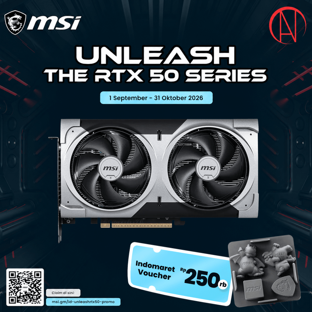 MSI GeForce RTX 5060 Ti 16G VENTUS 2X PLUS-1-Nano Komputer
