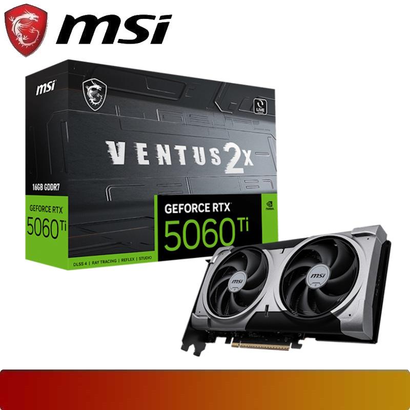 MSI GeForce RTX 5060 Ti 16G VENTUS 2X PLUS - 1 - Nano Komputer