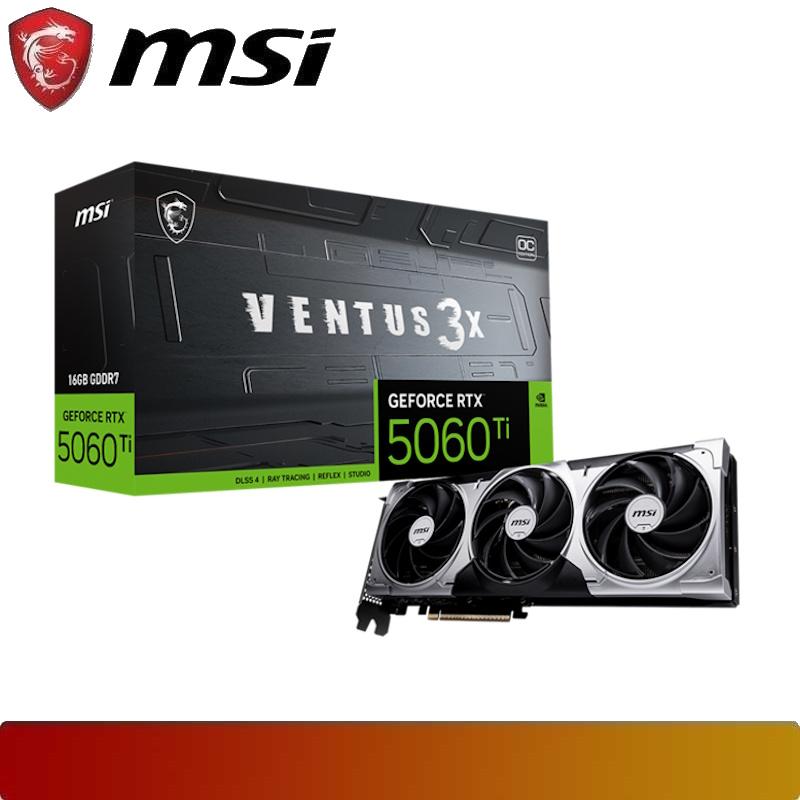 MSI GeForce RTX 5060 Ti 16G VENTUS 3X OC - 1 - Nano Komputer
