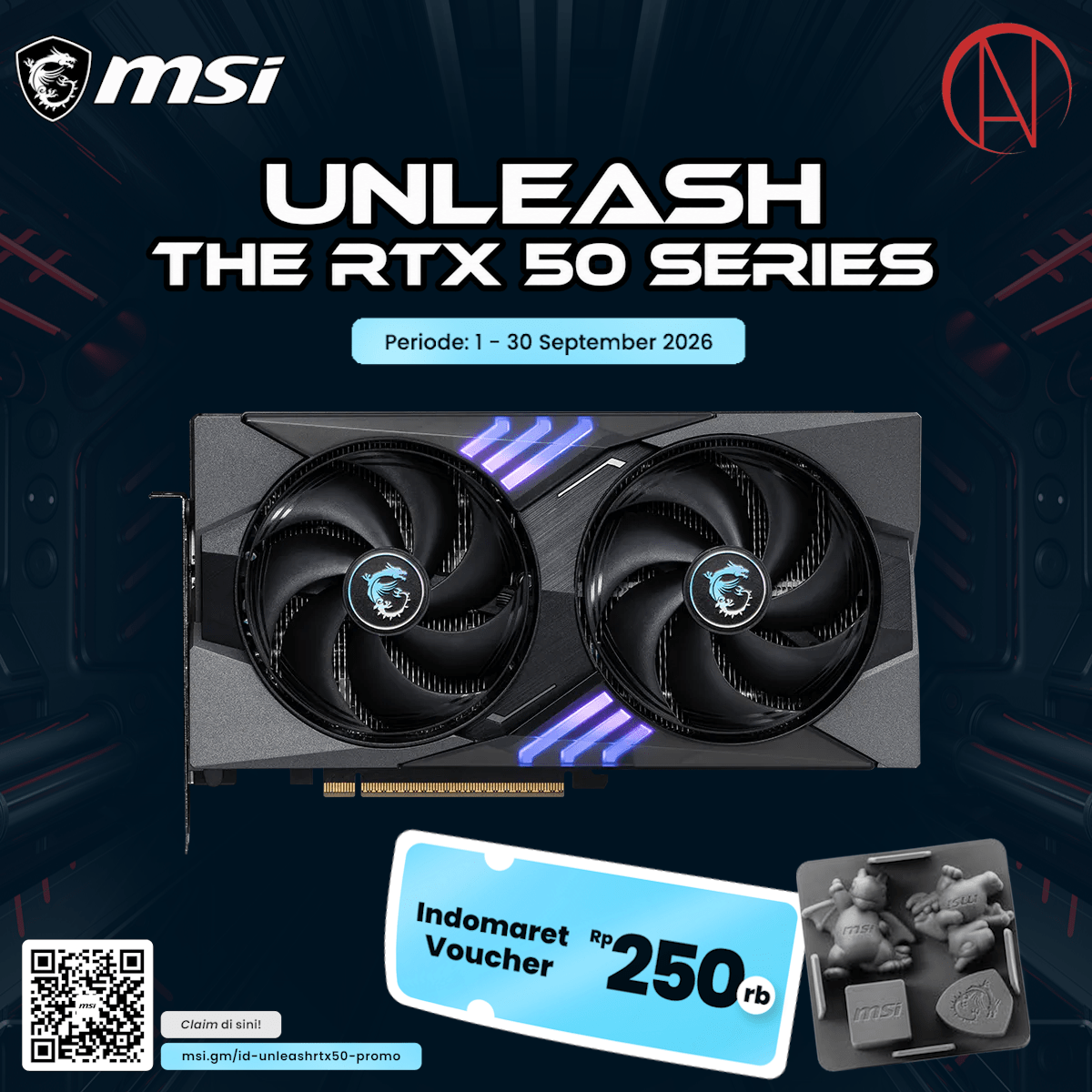 MSI GeForce RTX 5060 Ti 8G GAMING OC-1-Nano Komputer