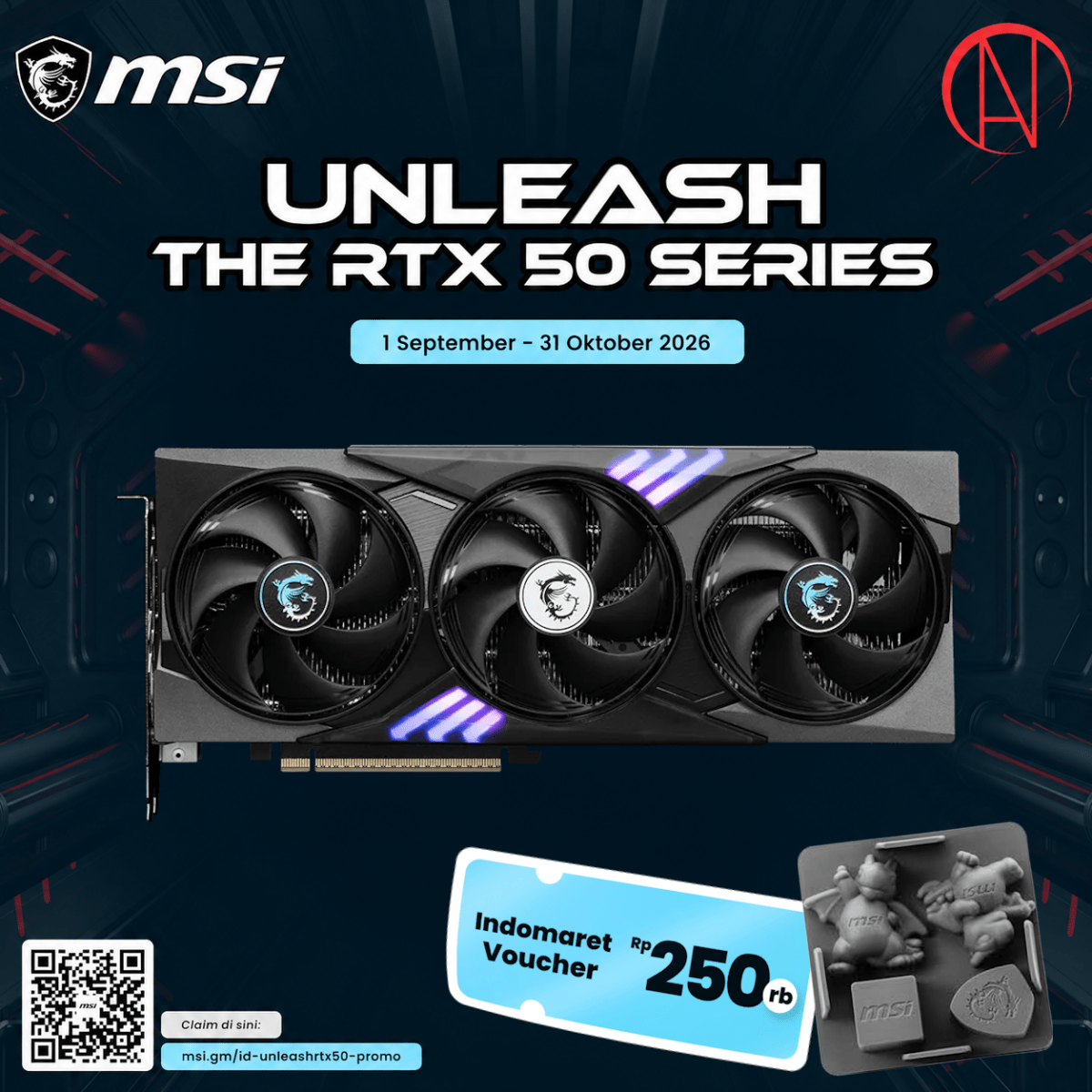 MSI GeForce RTX 5060 Ti 8G GAMING TRIO OC-1-Nano Komputer