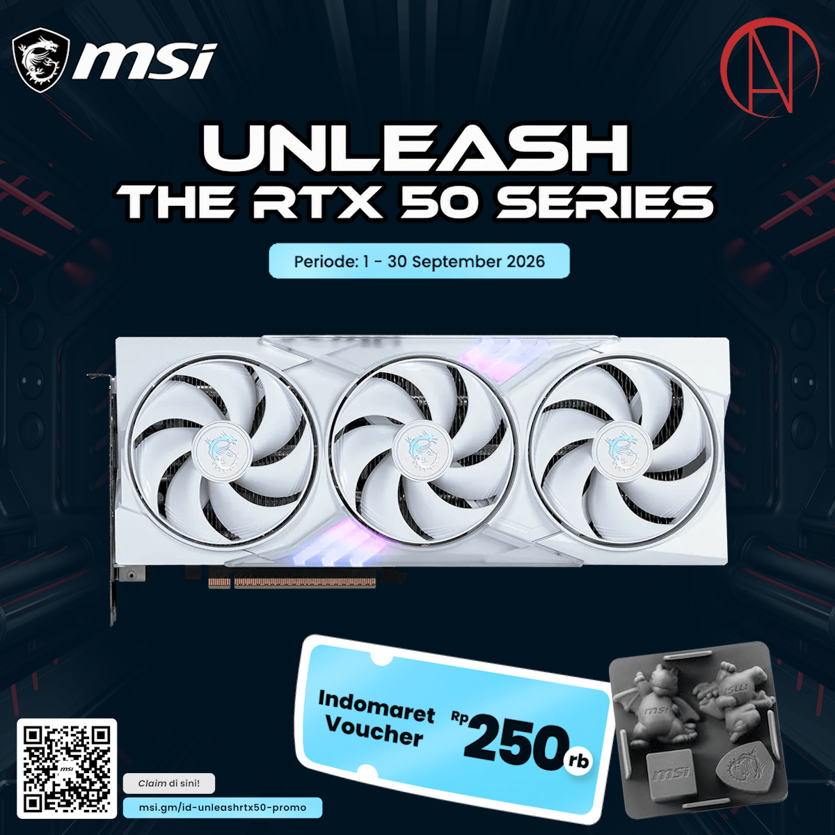 MSI GeForce RTX 5060 Ti 8G GAMING TRIO OC WHITE-1-Nano Komputer