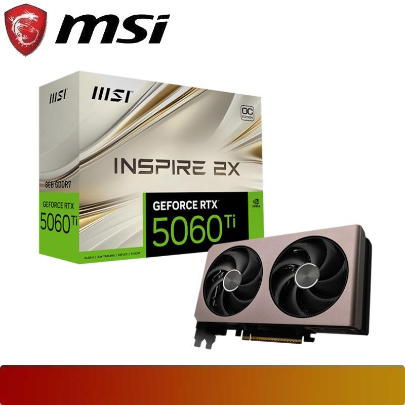 MSI GeForce RTX 5060 Ti 8G INSPIRE 2X OC - 1 - Nano Komputer